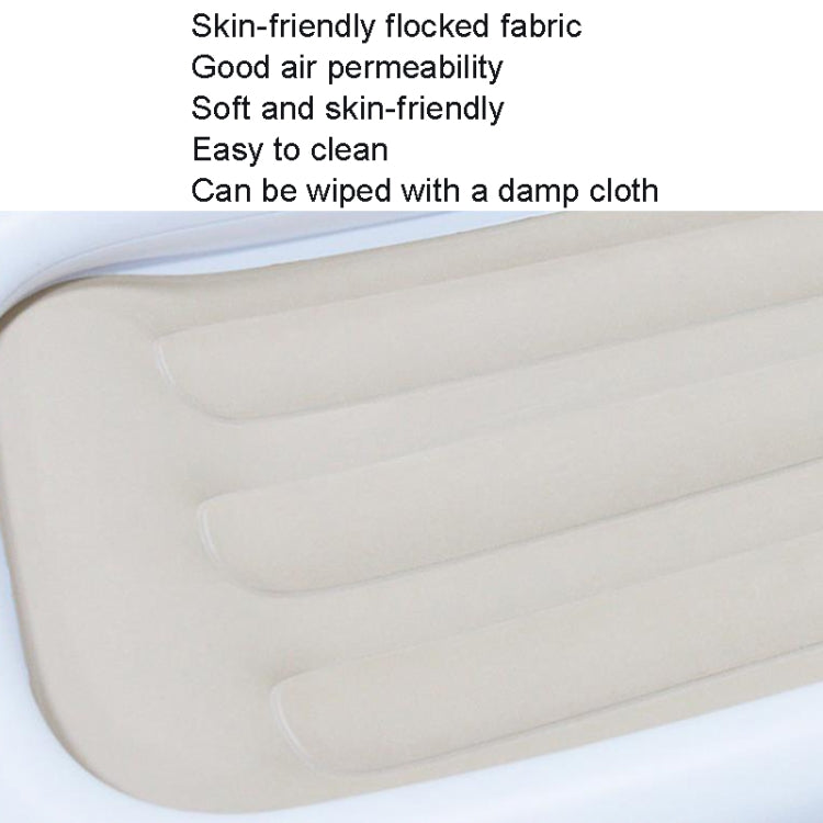 Outdoor Travel Baby Inflatable Bed Children Car Rear Folding Bed Aircraft Inflatable Mattress, Color: Gray+CN Plug Inflatable Pump+Storage Bag+Seat Belt - Baby Furniture by PMC TechLife | Online Shopping South Africa | PMC TechLife