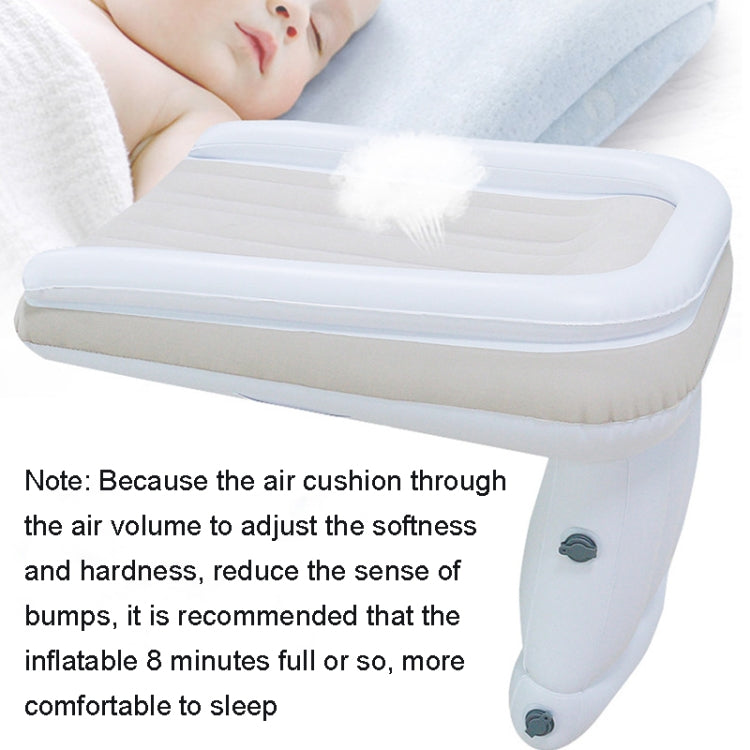 Outdoor Travel Baby Inflatable Bed Children Car Rear Folding Bed Aircraft Inflatable Mattress, Color: Gray - free shipping - PMC TechLife - Order now!