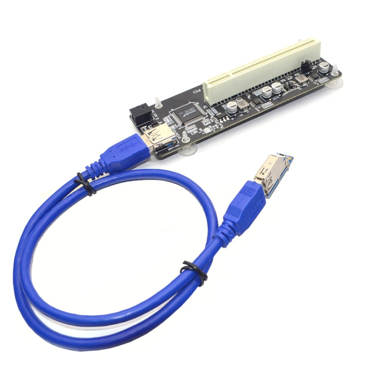 PCI-E 1X To Single PCI Riser Card Extend Adapter Add Expansion Card For PC Computer - Add-on Cards by PMC TechLife | Online Shopping South Africa | PMC TechLife