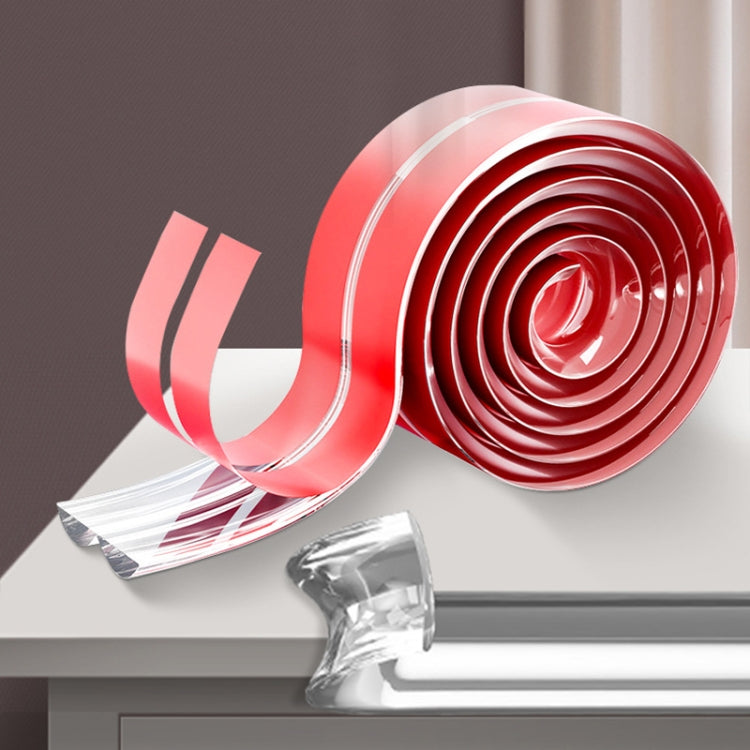 PVC Household Transparent Anti-collision Strip Furniture Soft Edge Protector, Specification: 1 cm x 1 m - Safety Equipment by PMC TechLife | Online Shopping South Africa | PMC TechLife