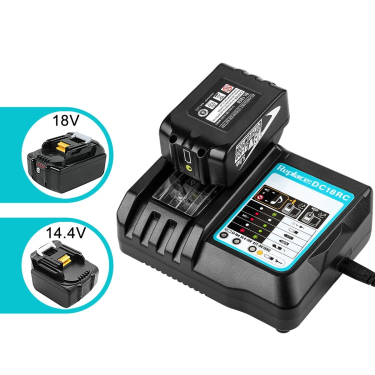 For Makit DC18RA / DC18RC 14.4V-18V Cordless Power Tool Battery Charger(EU Plug) - Electric Saws & Accessories by PMc TechLife | Online Shopping South Africa | PMc TechLife | Buy Now Pay Later Mobicred