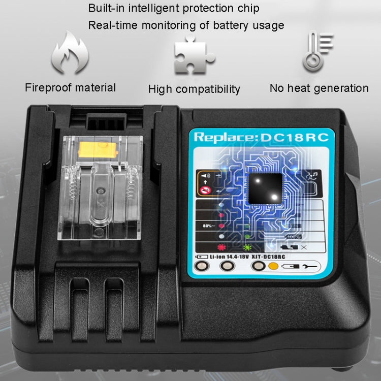 For Makit DC18RA / DC18RC 14.4V-18V Cordless Power Tool Battery Charger(EU Plug) - Electric Saws & Accessories by PMc TechLife | Online Shopping South Africa | PMc TechLife | Buy Now Pay Later Mobicred