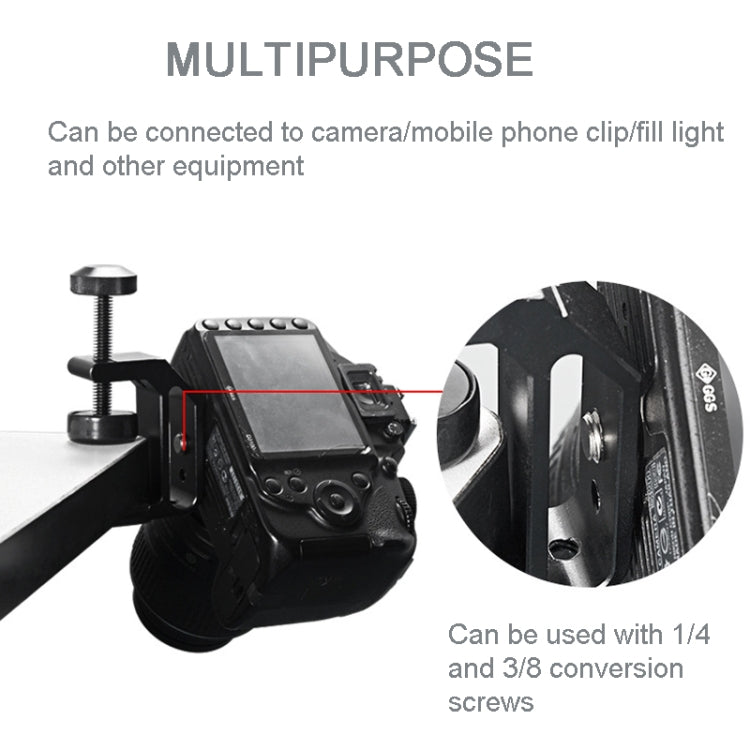 BEXIN WN-38 Universal C-Clamp With 1/4-Inch & 3/8-Inch Hole For Tables Desk Mount - free shipping - PMC TechLife - Order now!