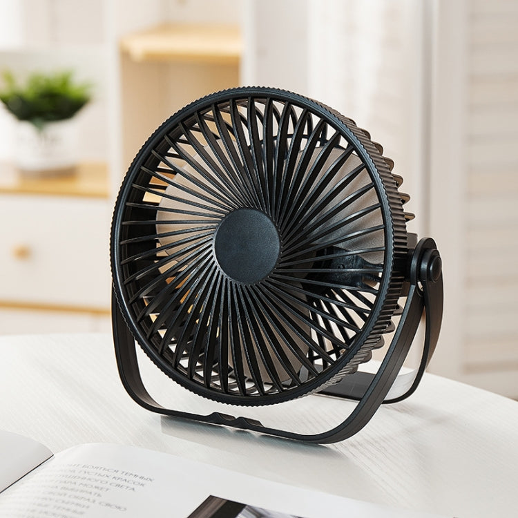 3-in-1 Electric Fan Wall Mounted Desktop Quiet Brushless Turbine Mini Fan, Style: USB Plug(Black) - Electric Fans by PMC TechLife | Online Shopping South Africa | PMC TechLife | Buy Now Pay Later Mobicred