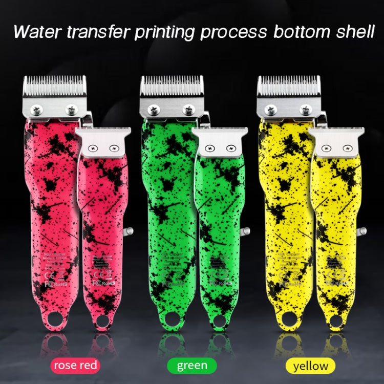 Haircutter Set Transparent Body Oil Head Electric Hair Clipper Men Home Electric Pusher(Earl Green) - free shipping - PMC TechLife - Order now!