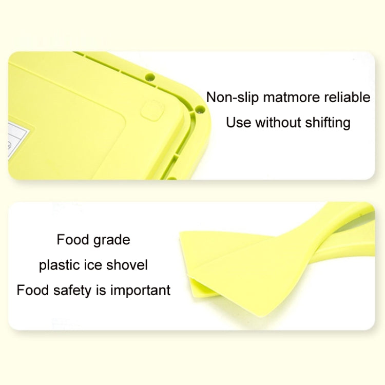 Mini Household Fried Yogurt Machine Children Homemade DIY Fried Ice Tray, Color: Stainless Steel Pink 22.5x17.5cm - free shipping - PMC TechLife - Order now!