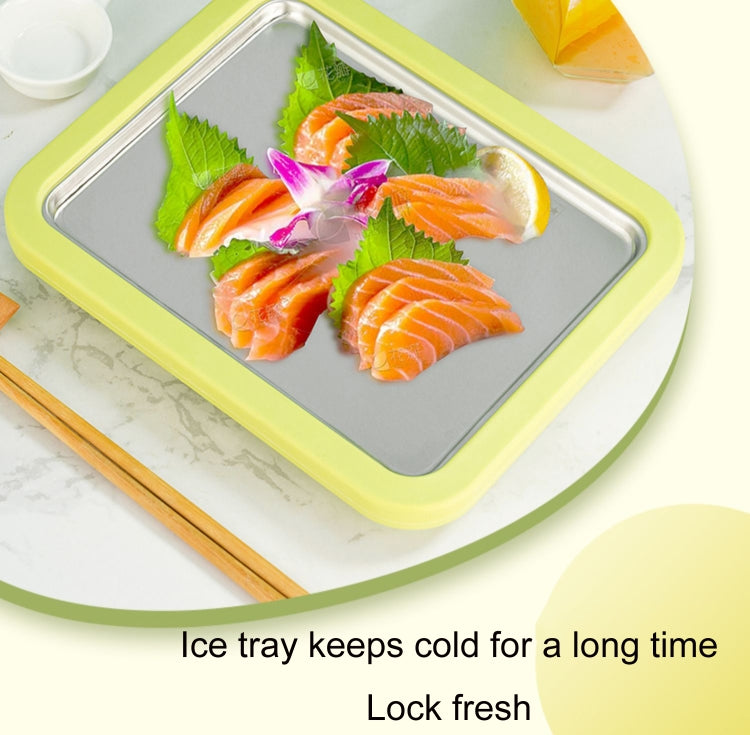 Mini Household Fried Yogurt Machine Children Homemade DIY Fried Ice Tray, Color: Stainless Steel Pink 22.5x17.5cm - free shipping - PMC TechLife - Order now!