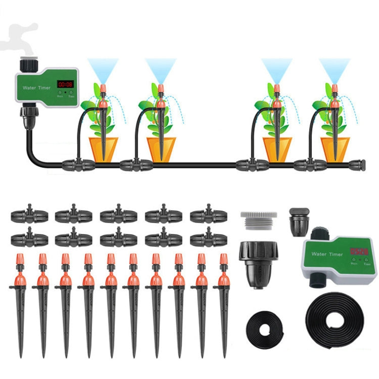 Irrigation System Intelligent Controller Automatic Timed Watering Device, Specification: 10m 10sets Ground Plug Dual-use Suit - Watering & Irrigation by PMc TechLife | Online Shopping South Africa | PMc TechLife | Buy Now Pay Later Mobicred