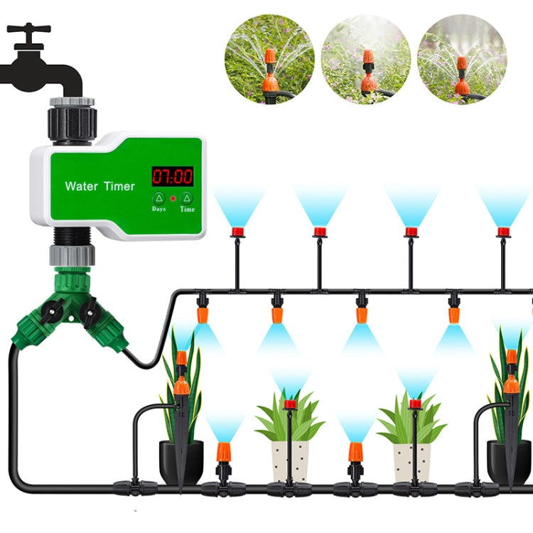 Irrigation System Intelligent Controller Automatic Timed Watering Device, Specification: 10m 10sets Ground Plug Dual-use Suit - Watering & Irrigation by PMc TechLife | Online Shopping South Africa | PMc TechLife | Buy Now Pay Later Mobicred