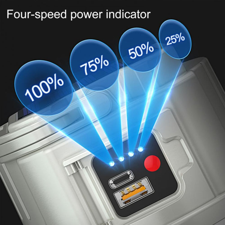C52 Multifunctional Solar Camping Light Zoomable Waterproof Tent Light With USB Output(Green) - Camping Lighting by PMc TechLife | Online Shopping South Africa | PMc TechLife | Buy Now Pay Later Mobicred