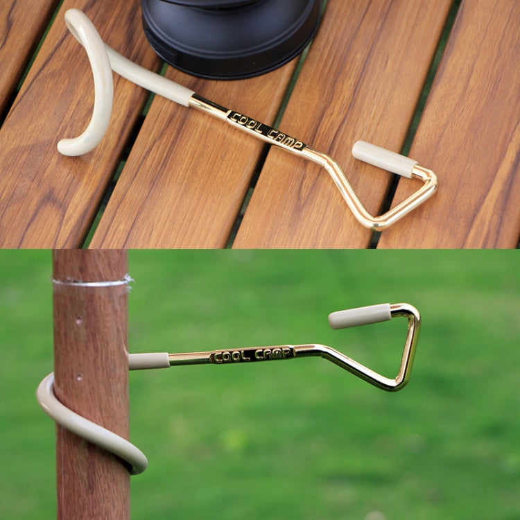 COOL CAMP Outdoor Canopy Pole Hook Portable Camping Light Hanger 22mm Khaki - Tents & Accessories by COOL CAMP | Online Shopping South Africa | PMC TechLife | Buy Now Pay Later Mobicred