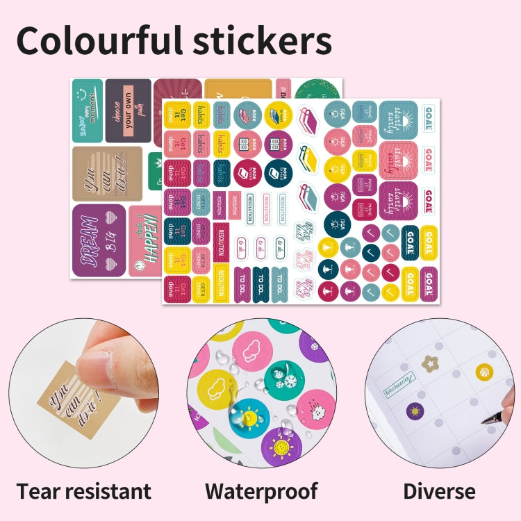 A5 Starry Sky Undated Planner Journal Financial Notebook(Silver) - free shipping - PMC TechLife - Order now!