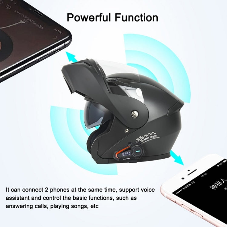KUQIBAO Motorcycle Helmet Waterproof Bluetooth-compatible Headset With Screen(Soft Microphone) - free shipping - PMC Jewellery - Order now!