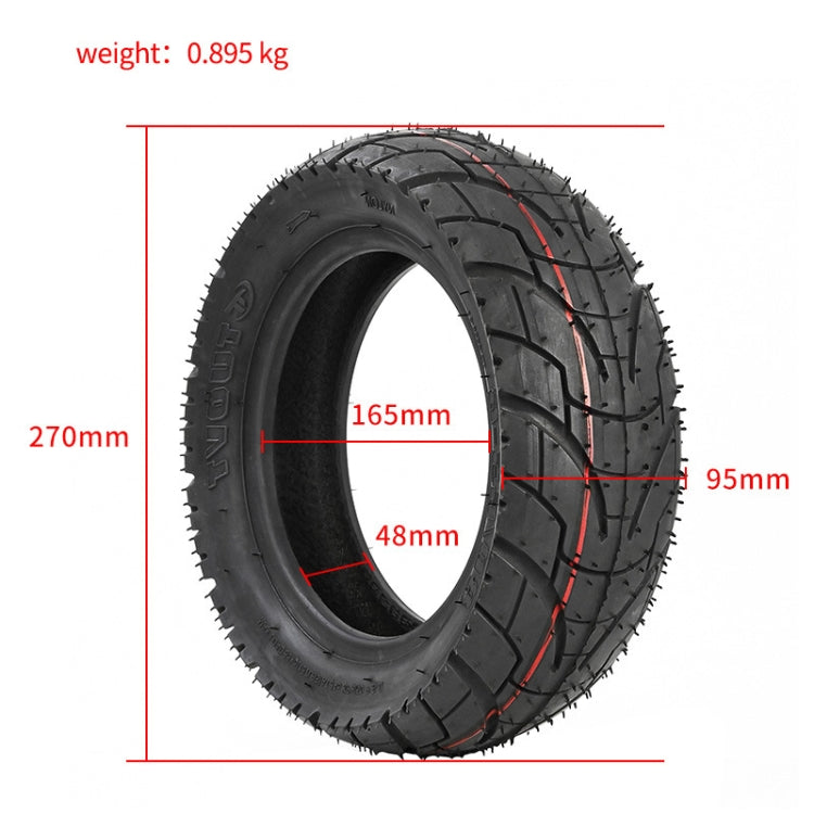 For KUGOO M4 TUOVT 80/65-6.5 10 inch Electric Skateboard Vacuum Explosion-Proof Outer Tire(Highway Tire) - free shipping - PMC TechLife - Order now!