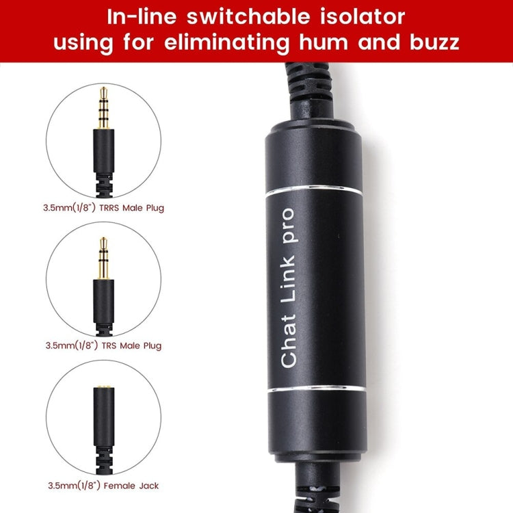 For HD60 S+ Chat Link Pro Mobile Game Projection Cable Voice Party Live Recording Audio Cable - Microphone Audio Cable & Connector by PMC TechLife | Online Shopping South Africa | PMC TechLife