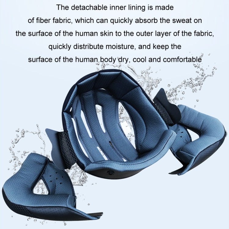 KUQIBAO Motorcycle Bluetooth Headset Double Lens Helmet With Braid, Size: XL(Scrub Black) - free shipping - PMC TechLife - Order now!