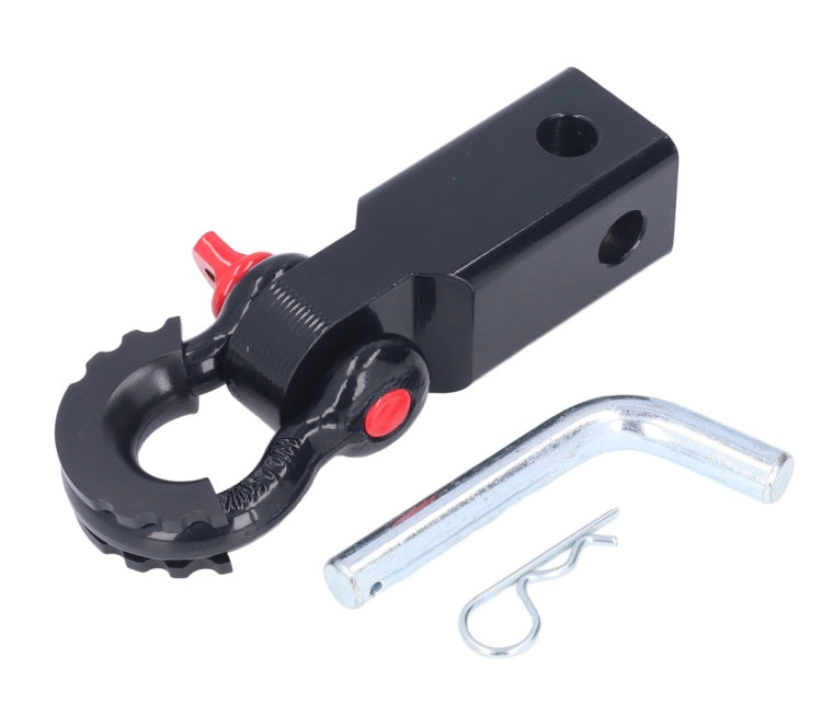 Solid Trailer Arm Off-Road Vehicle Rear Bumper Modified Traction Connector, Color: Black Red - Towing Bars by PMC TechLife | Online Shopping South Africa | PMC TechLife | Buy Now Pay Later Mobicred