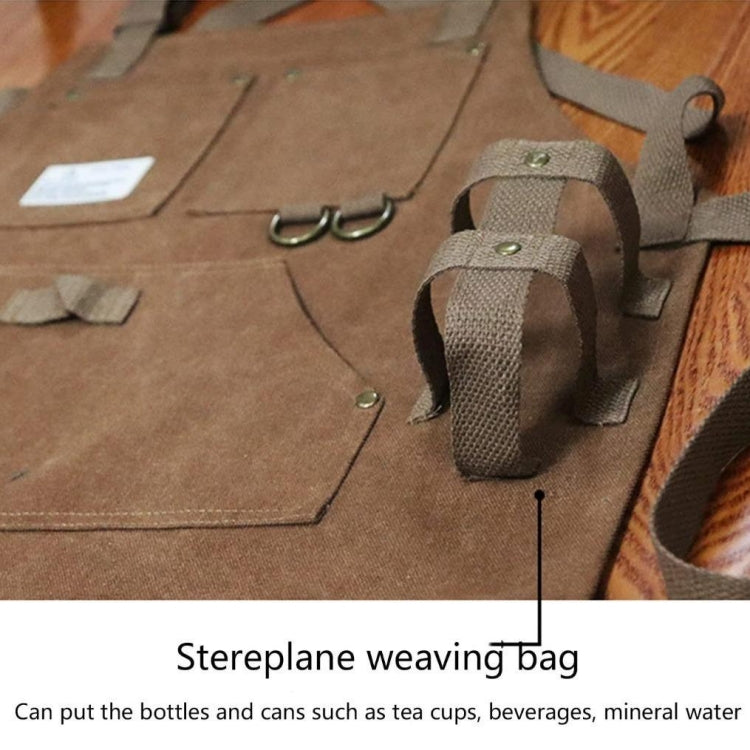 Heavy Canvas Workwear Craftsman April(Black) - Aprons & Caps by PMC TechLife | Online Shopping South Africa | PMC TechLife