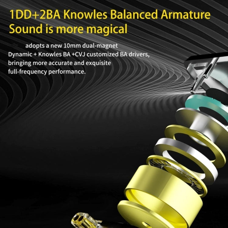 CVJ In Ear Wired Adjustment Switch Earphone, Color: Silver - free shipping - PMc TechLife - Order now!