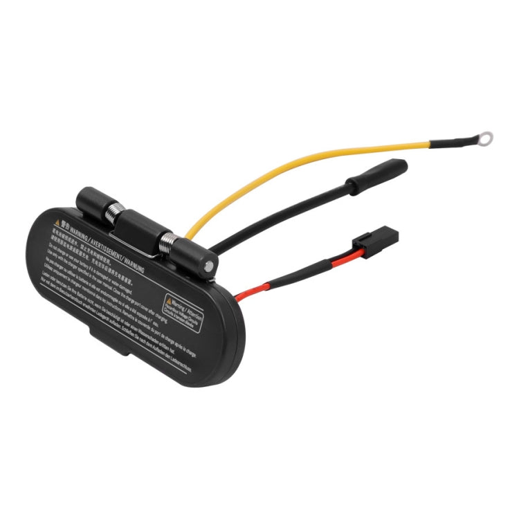 For Ninebot Max G30 Electric Scooter Charging Port Assembly(Black) - Accessories & Parts by PMc TechLife | Online Shopping South Africa | PMc TechLife | Buy Now Pay Later Mobicred