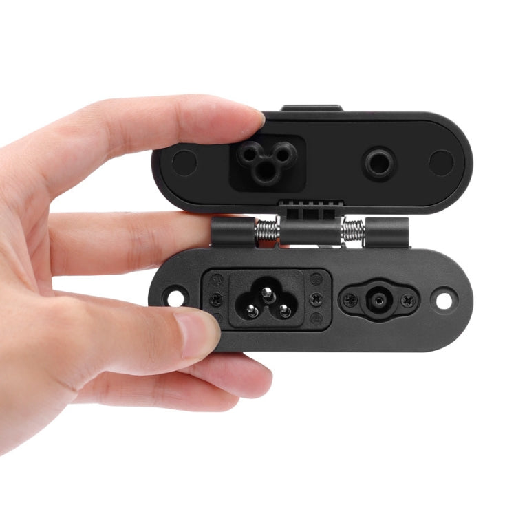 For Ninebot Max G30 Electric Scooter Charging Port Assembly(Black) - Accessories & Parts by PMc TechLife | Online Shopping South Africa | PMc TechLife | Buy Now Pay Later Mobicred