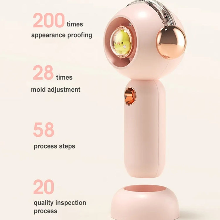 Without Blade Spray Handheld Children Small Fan(Pink) - Electric Fans by PMC TechLife | Online Shopping South Africa | PMC TechLife | Buy Now Pay Later Mobicred