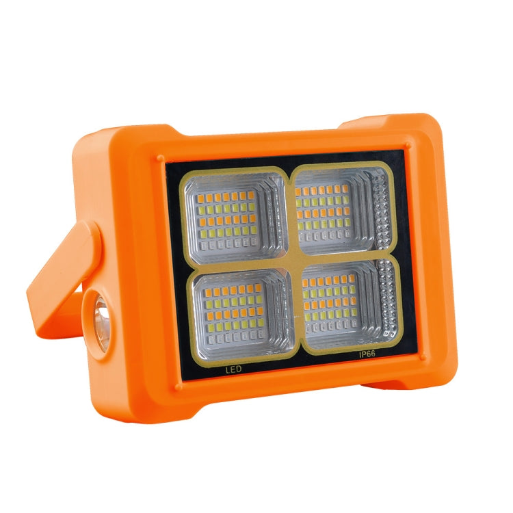 Solar Flood Light Portable Flashlight Emergency Work Light(Orange) - Floodlights by PMc TechLife | Online Shopping South Africa | PMc TechLife | Buy Now Pay Later Mobicred