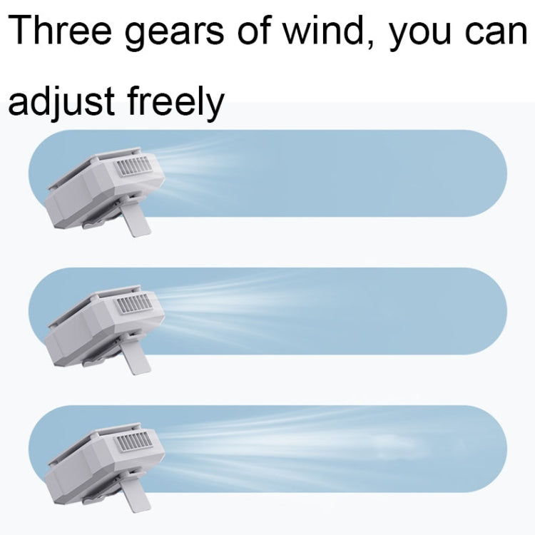 Outdoor Waist-mounted Lighting Fan with Power Function Multifunctional Bracket Hanging Neck Fan(White) - Electric Fans by PMC TechLife | Online Shopping South Africa | PMC TechLife | Buy Now Pay Later Mobicred