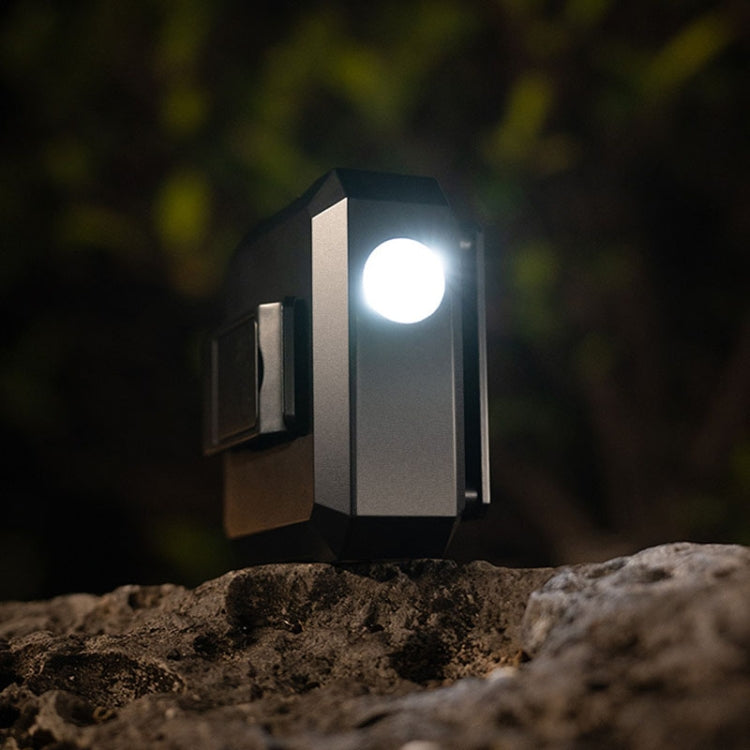 Outdoor Waist-mounted Lighting Fan with Power Function Multifunctional Bracket Hanging Neck Fan(White) - Electric Fans by PMC TechLife | Online Shopping South Africa | PMC TechLife | Buy Now Pay Later Mobicred