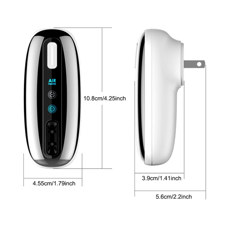 90V-250V Plug-in Negative Ion Air Purifier Portable Odor Removing Device US Plug - free shipping - PMC TechLife - Order now!