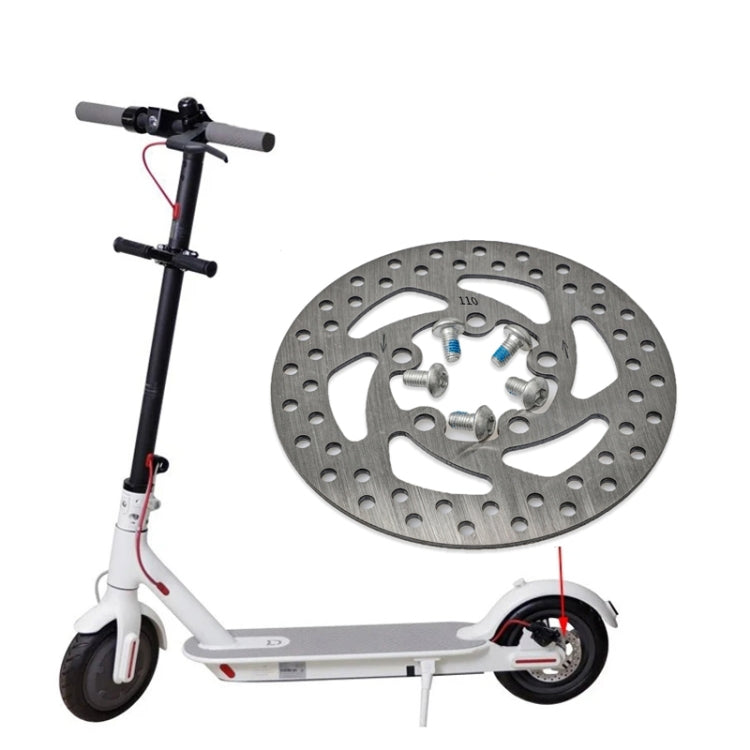 For Xiaomi  M365 1S 110mm 5 Holes Brake Caliper Disc Brake Scooter Replacement Parts - Accessories & Parts by PMc TechLife | Online Shopping South Africa | PMc TechLife | Buy Now Pay Later Mobicred