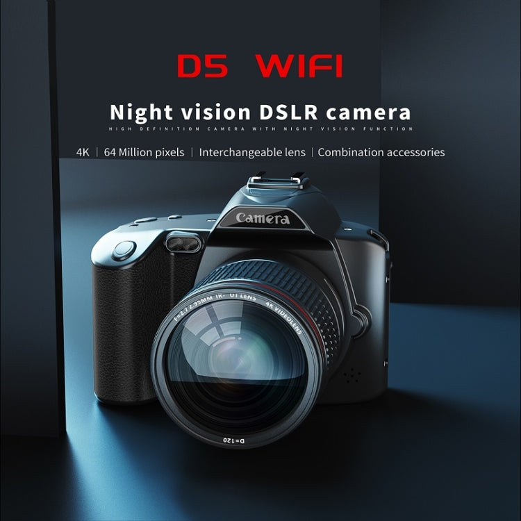 Dual-camera Night Vision 64 Million Pixel High-definition WIFI Digital Camera Standard+Fill Light - Video Cameras by PMC TechLife | Online Shopping South Africa | PMC TechLife
