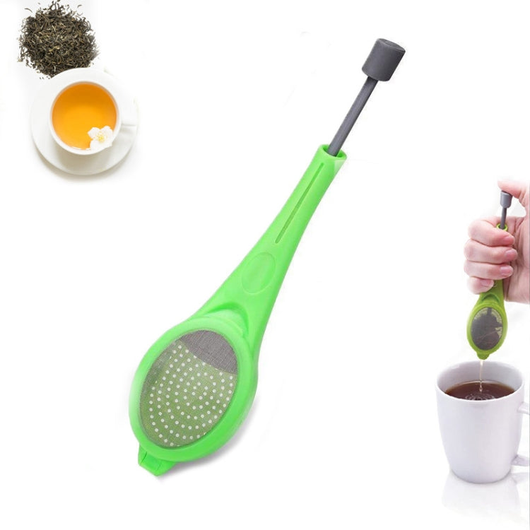 Tea Strainer Reusable Tea Infuser Built-In Plunger Portable Food-Grade Plastic Tea&Coffee Strainer - Tea Strainers by PMC TechLife | Online Shopping South Africa | PMC TechLife | Buy Now Pay Later Mobicred