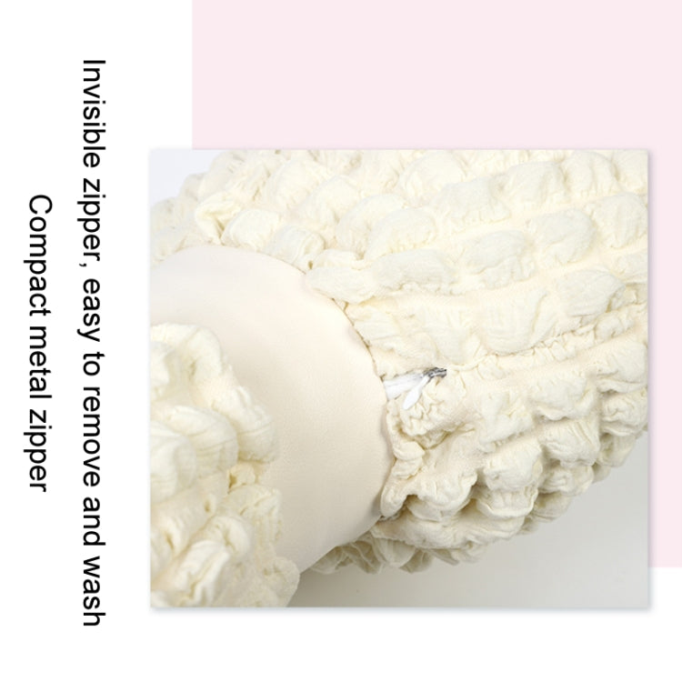Car Seat Breathable And Comfortable Puff Pillow Upholstery, Color: Lumbar Pillow Beige - Seat Accessories by PMC TechLife | Online Shopping South Africa | PMC TechLife | Buy Now Pay Later Mobicred