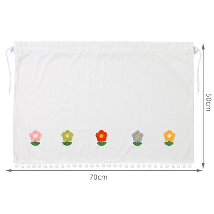 Car Sun Protection Blackout Curtain Cartoon Sunshade Curtain, Pattern: Green Blue Red Flower - Window Foils & Solar Protection by PMC TechLife | Online Shopping South Africa | PMC TechLife | Buy Now Pay Later Mobicred