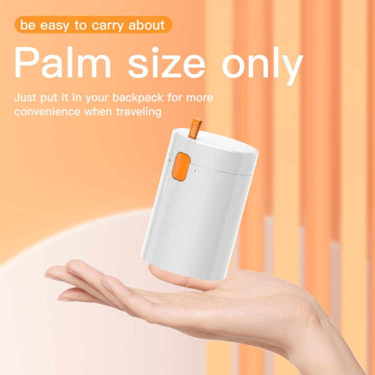 Q20 Headphone Cleaning Pen Mobile Phone Camera Computer Cleaning Tool Without Liquid(White Orange) - free shipping - PMC TechLife - Order now!