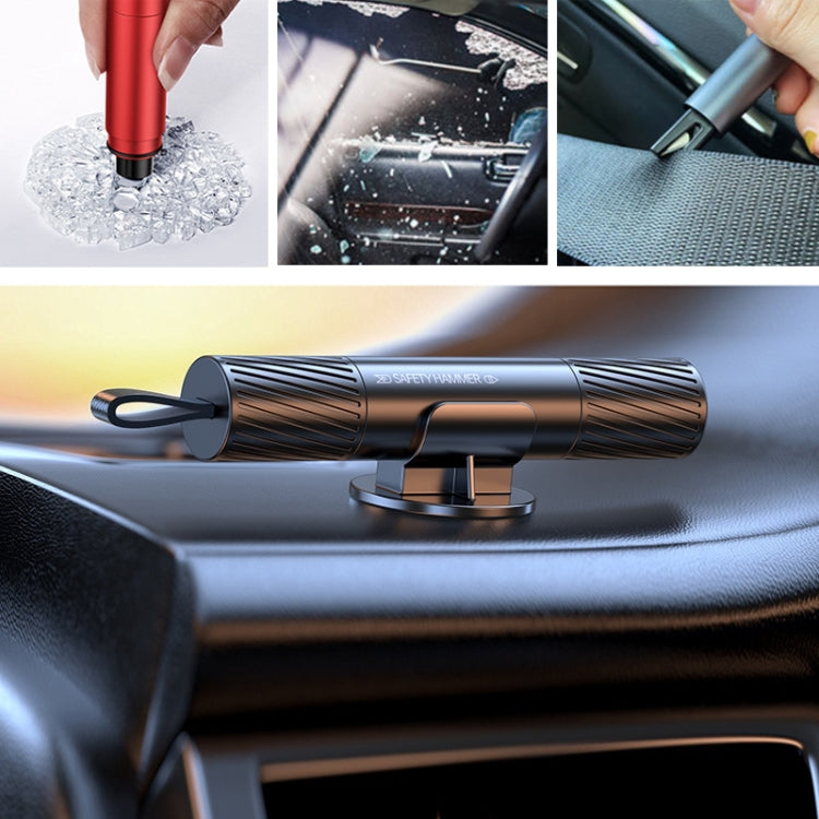 Vehicle-Mounted Multifunctional Broken Window Escape Safety Hammer(Black) - Emergency Hammer by PMC TechLife | Online Shopping South Africa | PMC TechLife | Buy Now Pay Later Mobicred