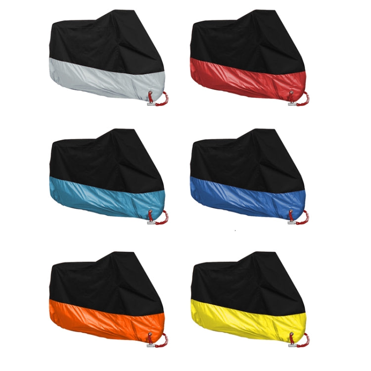 190T Motorcycle Rain Covers Dustproof Rain UV Resistant Dust Prevention Covers, Size: L(Black and Dark Blue) - Protective Gear by PMC TechLife | Online Shopping South Africa | PMC TechLife | Buy Now Pay Later Mobicred