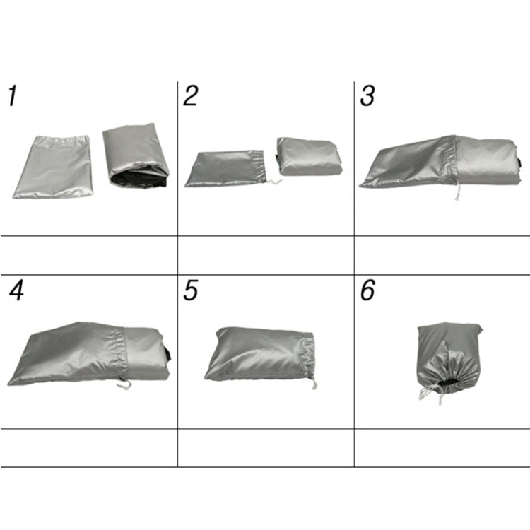 190T Motorcycle Rain Covers Dustproof Rain UV Resistant Dust Prevention Covers, Size: XXXXL(Black Camouflage) - Protective Gear by PMC TechLife | Online Shopping South Africa | PMC TechLife | Buy Now Pay Later Mobicred