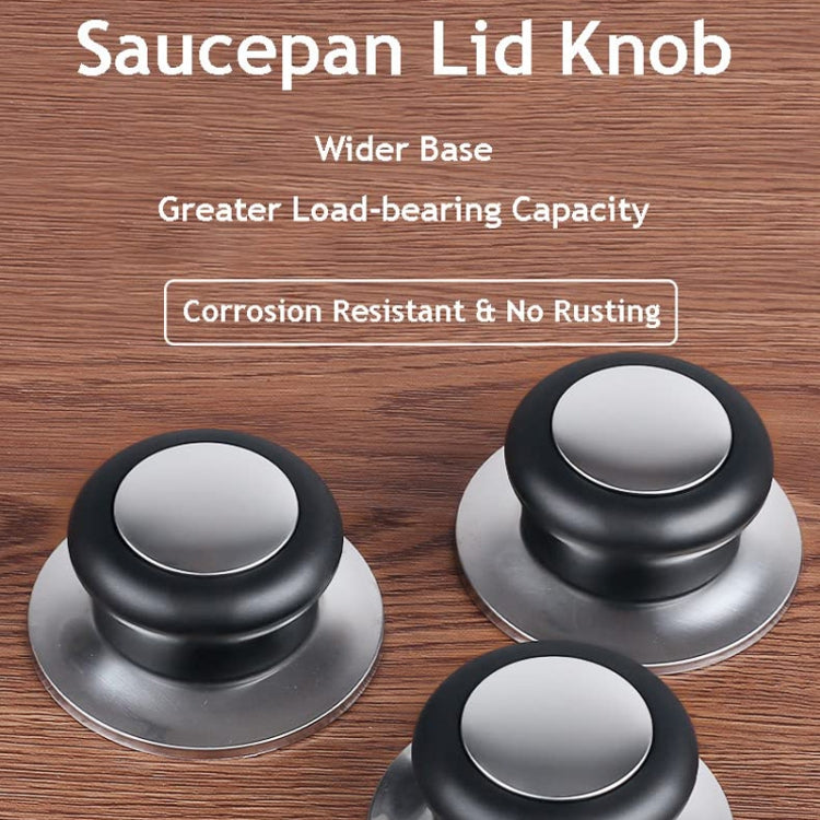 Stainless Steel Lid Handle Plastic Top Bead - Replacement Accessories by PMC TechLife | Online Shopping South Africa | PMC TechLife