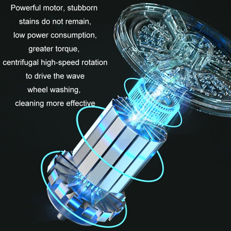 4.5L Mini Portable Folding Household Washing Machine Underwear Washer, Color: Fruit Green + Blue Light Antibacterial(UK Plug) - free shipping - PMC TechLife - Order now!