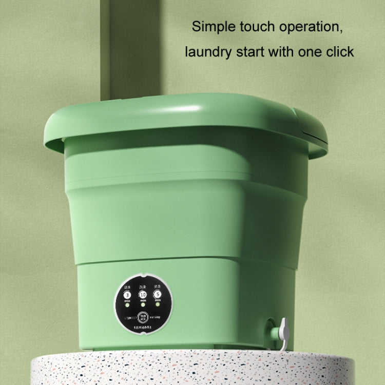 4.5L Mini Portable Folding Household Washing Machine Underwear Washer, Color: Fruit Green(UK Plug) - free shipping - PMC TechLife - Order now!