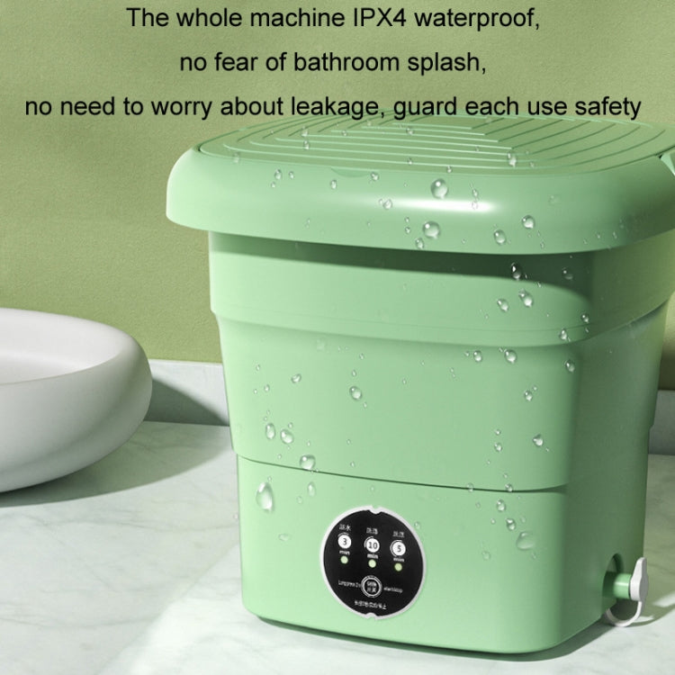 4.5L Mini Portable Folding Household Washing Machine Underwear Washer, Color: Fruit Green(UK Plug) - free shipping - PMC TechLife - Order now!