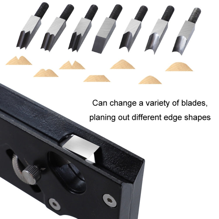 Woodworking Multi-Angle Chamfering Adjustable Depth Hand Planer, Color: Red - Wood Planers by PMc TechLife | Online Shopping South Africa | PMc TechLife | Buy Now Pay Later Mobicred