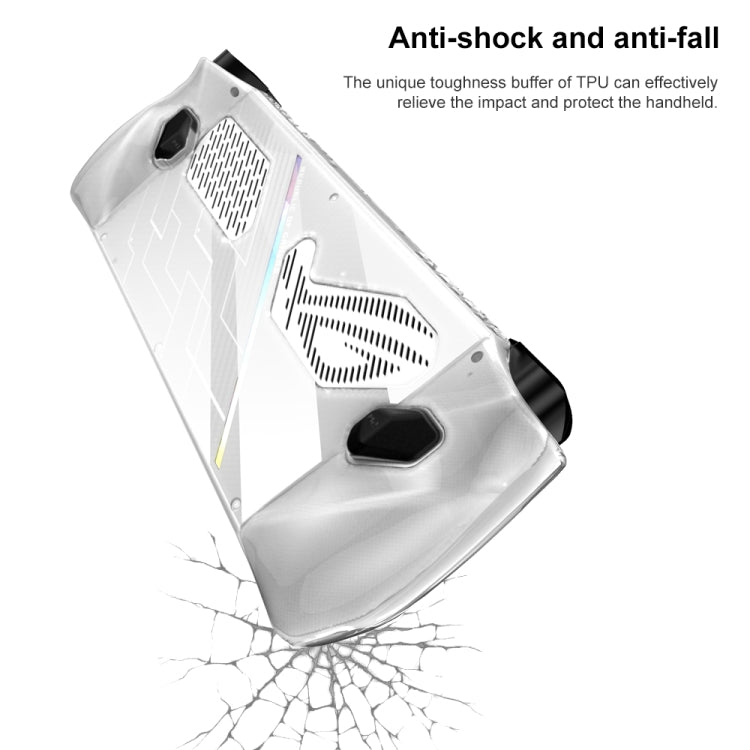 For ASUS Rog Ally Game Console All-in-one TPU Soft Protective Case(Transparent) - Cases by PMC TechLife | Online Shopping South Africa | PMC TechLife | Buy Now Pay Later Mobicred