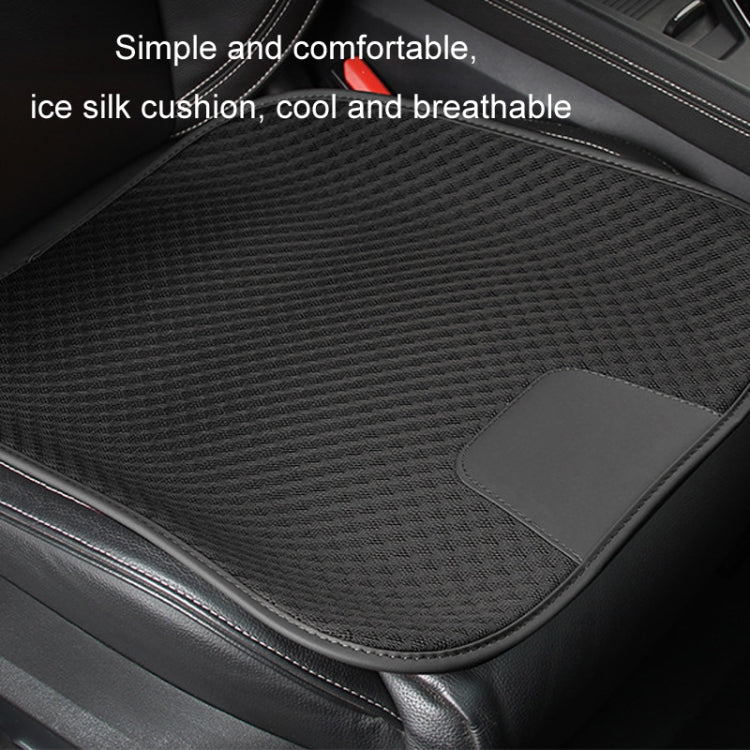 Car Seat Without Backrest Ice Silk Cushion(Black) - Seat Accessories by PMC TechLife | Online Shopping South Africa | PMC TechLife | Buy Now Pay Later Mobicred