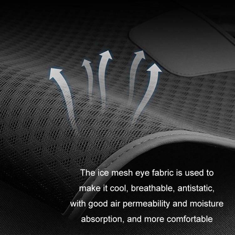 Car Seat Without Backrest Ice Silk Cushion(Claret) - Seat Accessories by PMC TechLife | Online Shopping South Africa | PMC TechLife | Buy Now Pay Later Mobicred