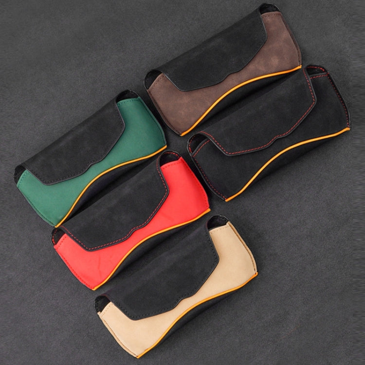 Car Sun Visor Multifunctional Glasses Case Card Storage Bracket(Beige) - Sunglasses & Glasses Clips by PMC TechLife | Online Shopping South Africa | PMC TechLife | Buy Now Pay Later Mobicred