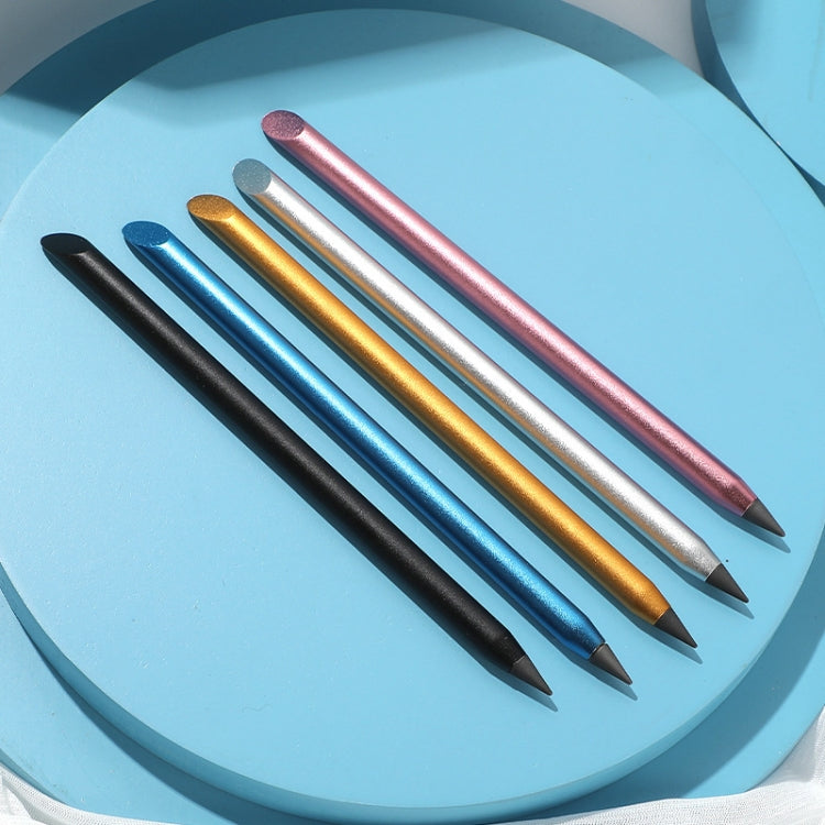 Office Pencil Unlimited Writing Eternal Metal Pen Inkless Pen Student Writing Pencil HB(Blue) - Pencils by PMc TechLife | Online Shopping South Africa | PMc TechLife | Buy Now Pay Later Mobicred