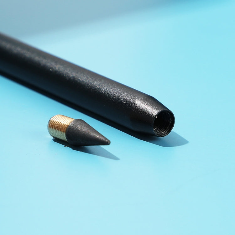 Office Pencil Unlimited Writing Eternal Metal Pen Inkless Pen Student Writing Pencil HB(Gold) - Pencils by PMc TechLife | Online Shopping South Africa | PMc TechLife | Buy Now Pay Later Mobicred